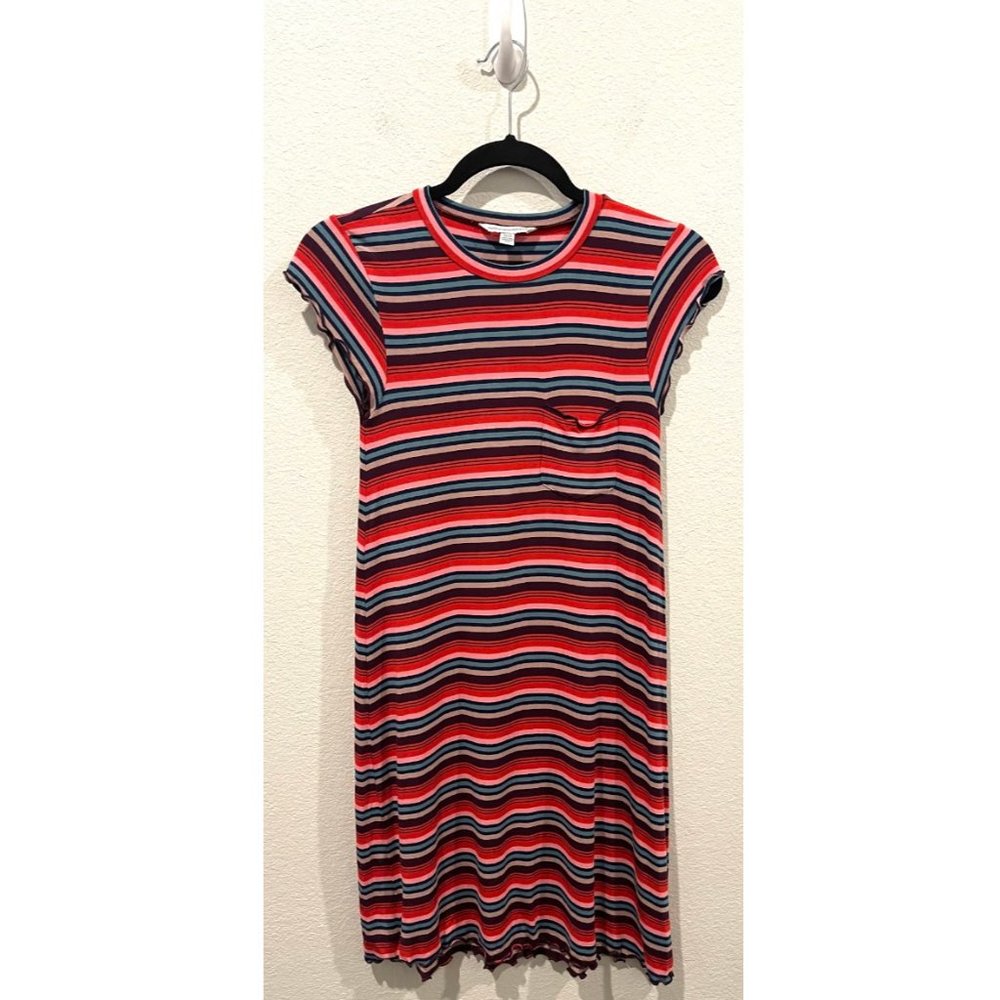 AMERICAN EAGLE Multicolor Stripped Midi Dress